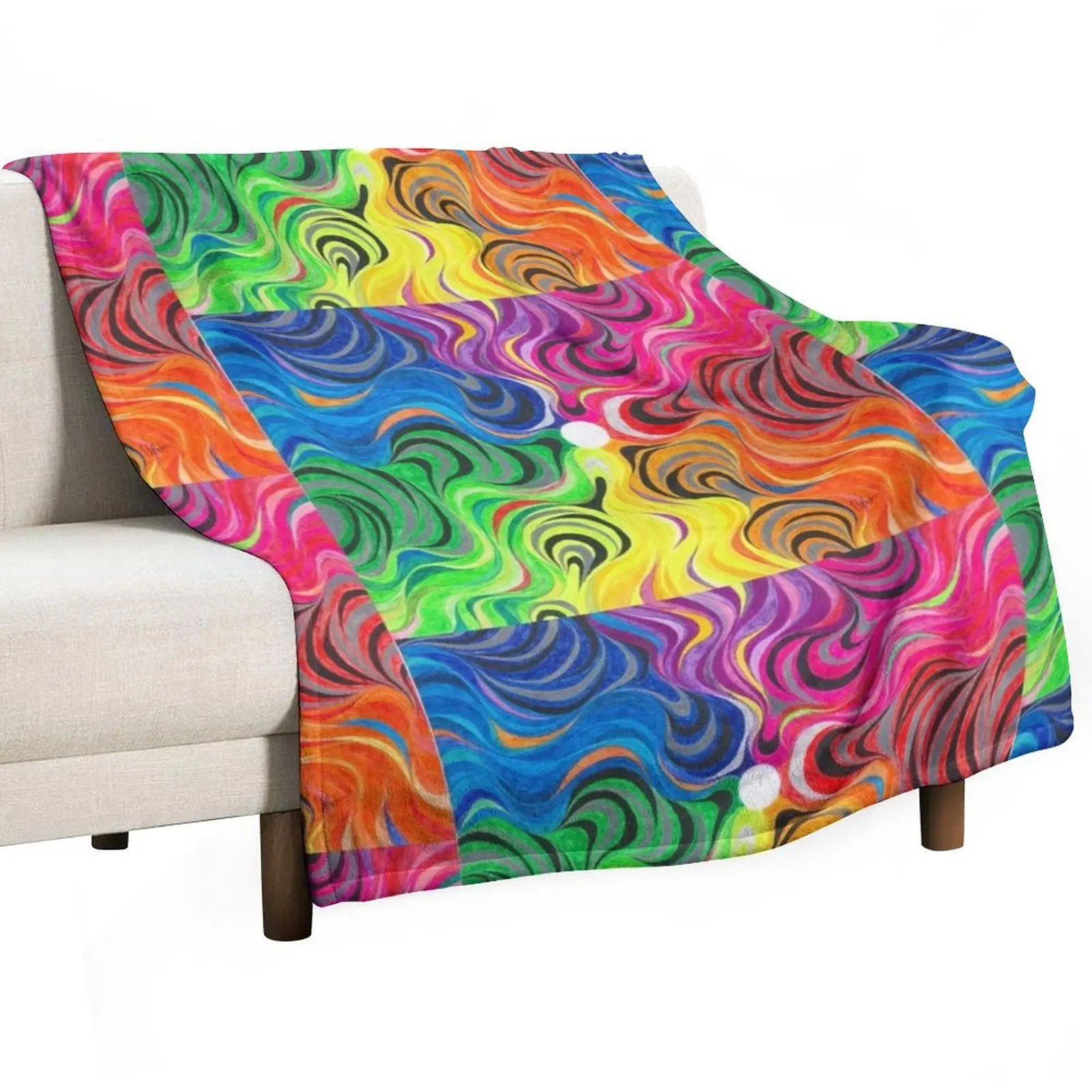 

Dreamwave Throw Blanket Cozy Throw Blanket for Bed Sofa Chair