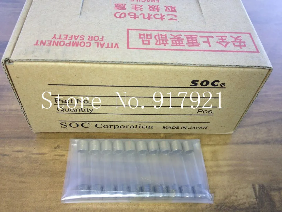 [ZOB] Japan imported SOC 1A 250V explosion-proof glass tube fuse 6X30 6X32  --200PCS/LOT