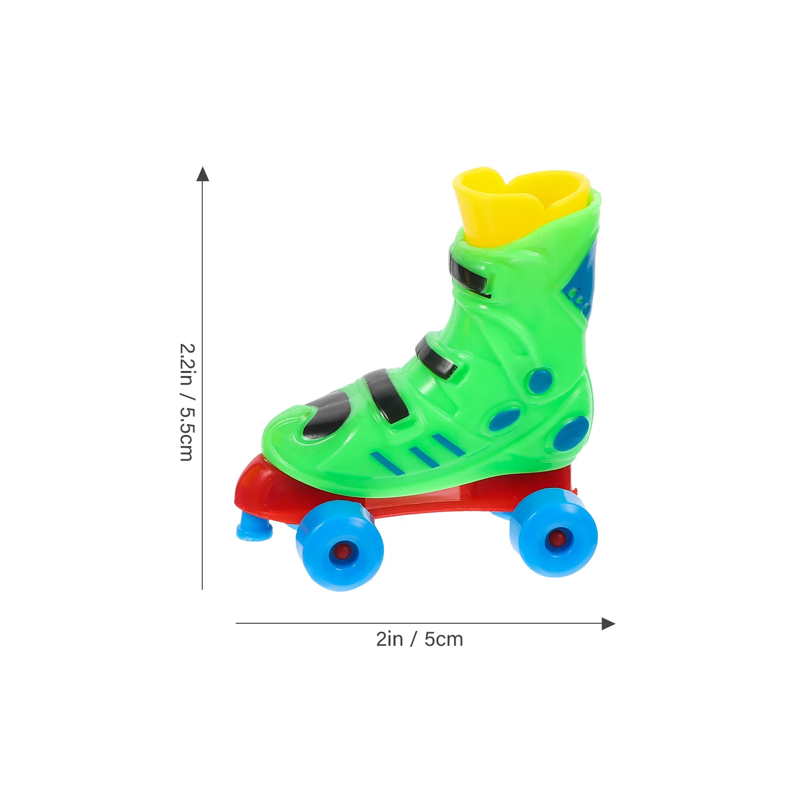 2Pair Finger Roller Skate Set Colorful Miniature Finger Skates Pressure Relief Fingertip Movement Educational Compact Desk Skate