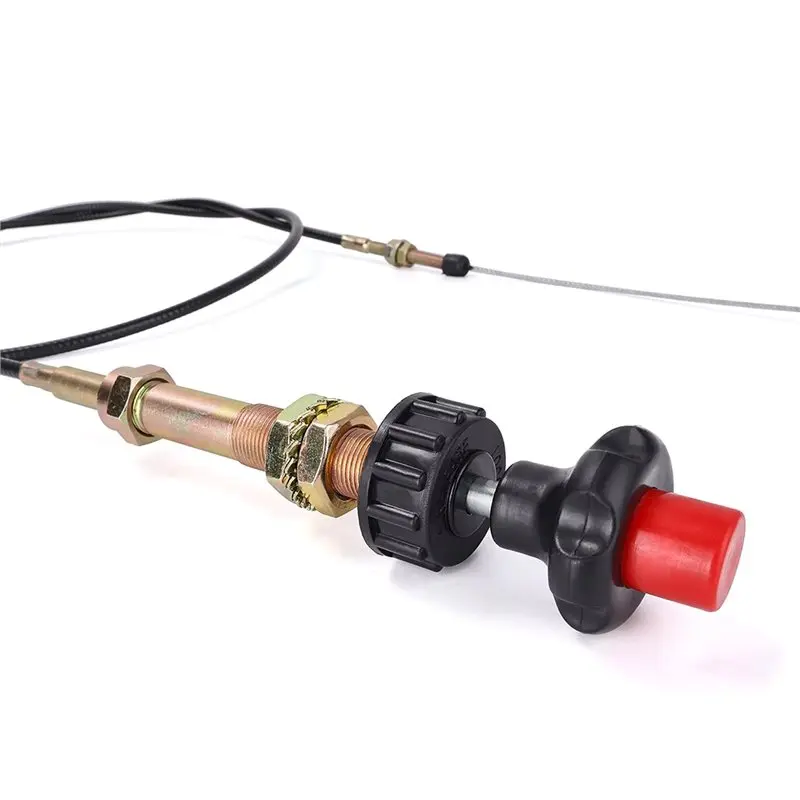 TZ01602-1 31 VCGTX10-10FT Heavy Duty Vernier Adjustable Lock Cable Throttle Cable For Trucks Accessories