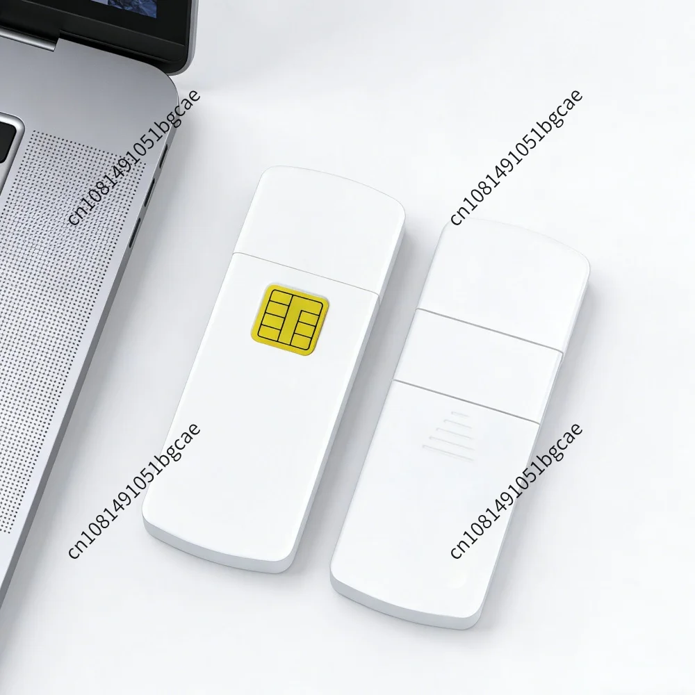 Type-C Mobile SIM Smart Card Reader High-Speed SIM Card Adapter USB SIM Smart Card Reader for Windows Mac OS MacBook Computer PC