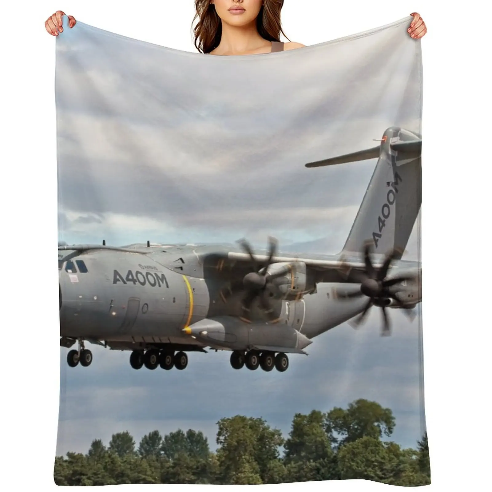 

Airbus A400M Throw Blanket Bed covers Hairy Bed linens Cute Blankets