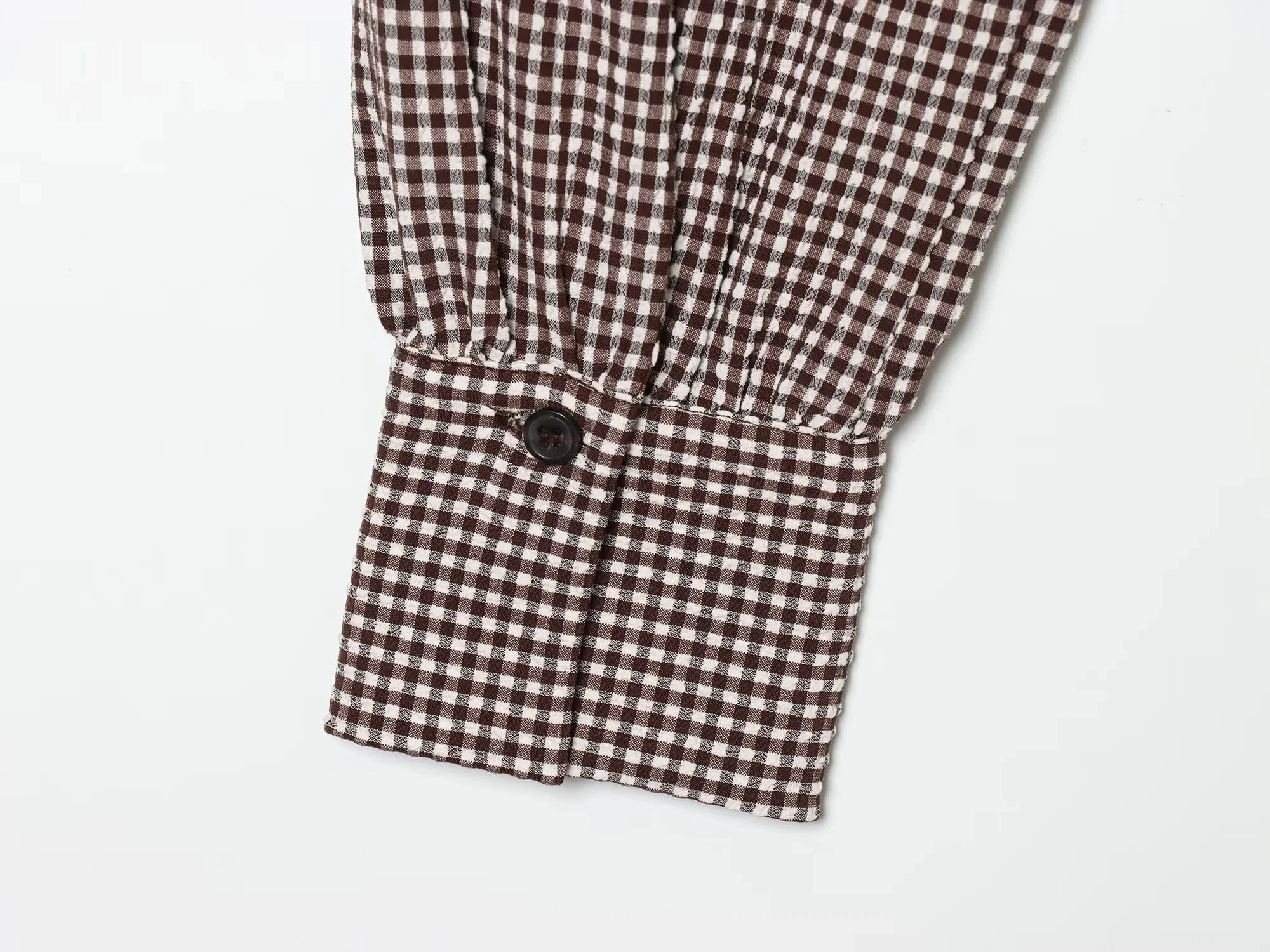 BSAY Damenmode Kariertes Hemd 2026 Frühling Neu College-Stil Revers Langarm Blusen Einreihig Schicke Damen Oberteile Mujer – Detail 17