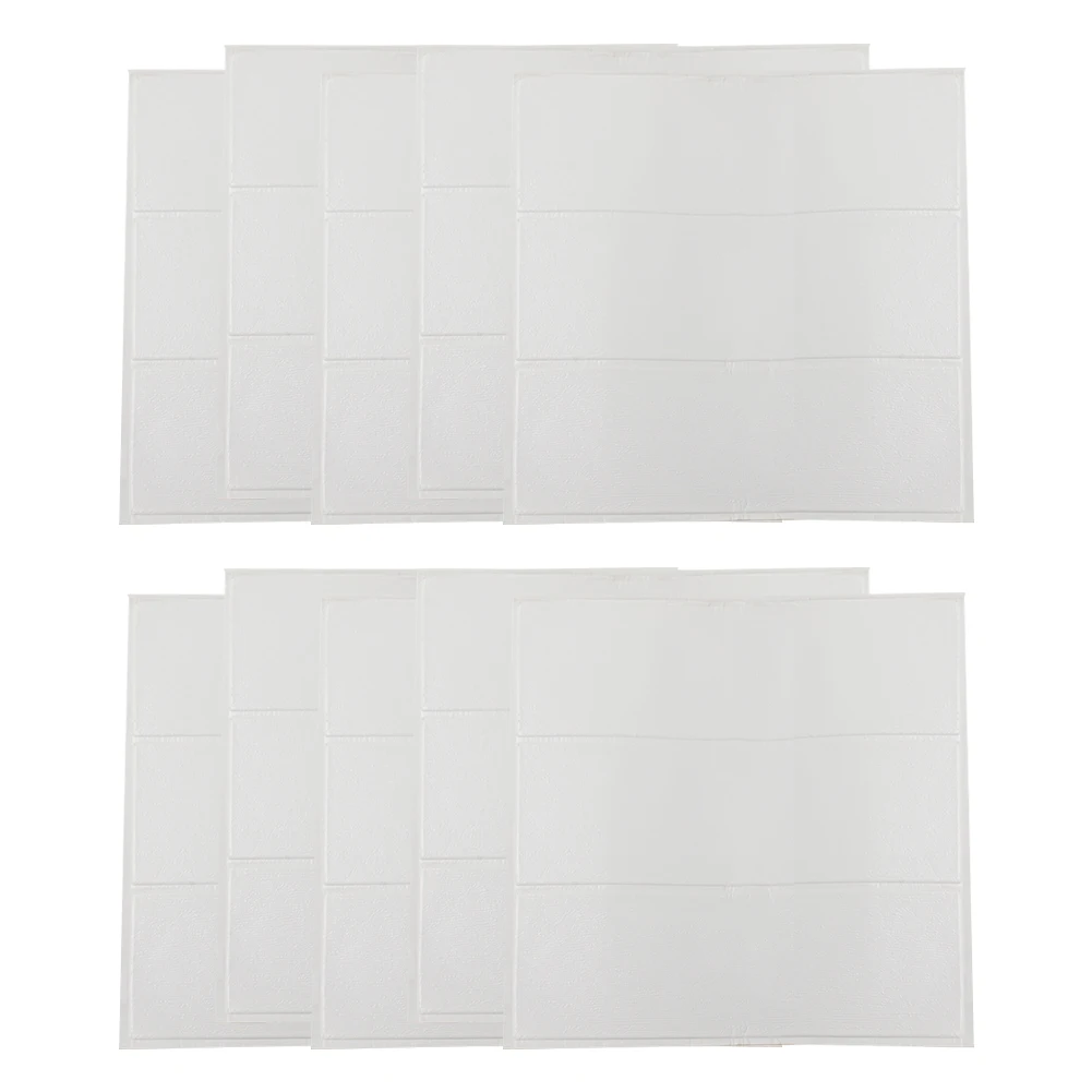 for xpe Foam 3D Wall Sticker Pack 10 PCS for Tile Stone Brick Wall Decoration Applications in Residential Indoor Spaces