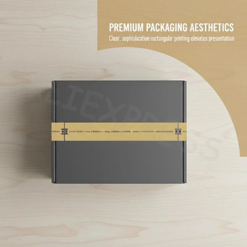 100Pcs Tamper-Proof Sealing Stickers 3x10cm Security Labels for Package Mail Documents - Durable Anti-Fraud Sealings