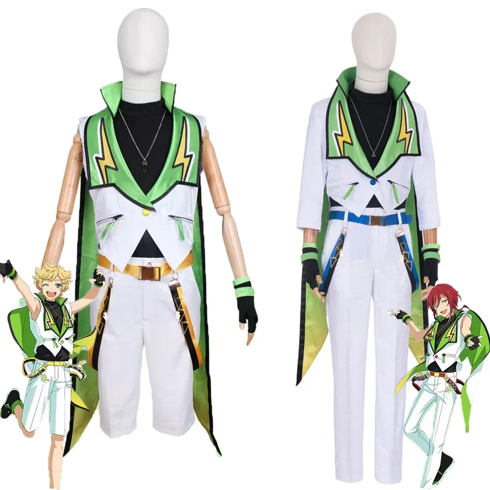 Ensemble Stars Switch Harukawa Sora Aoba Tsumugi Sakasaki Natsume Cosplay Costume Halloween Carnival Uniforms Shoes Wig Full Set