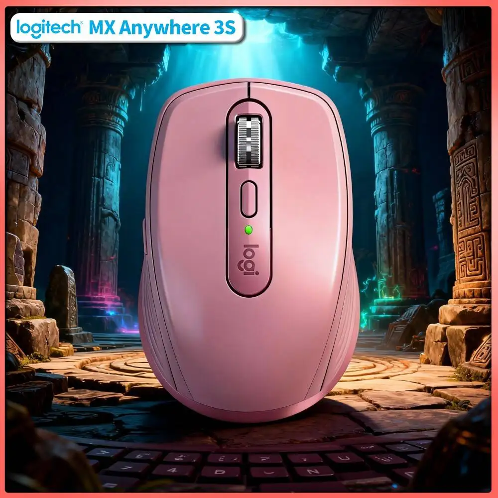 Precision MX Anywhere 3S - 8K DPI Darkfield, Silent Click, Multi-OS, Ideal for Outdoor Perfume Event & Field Task