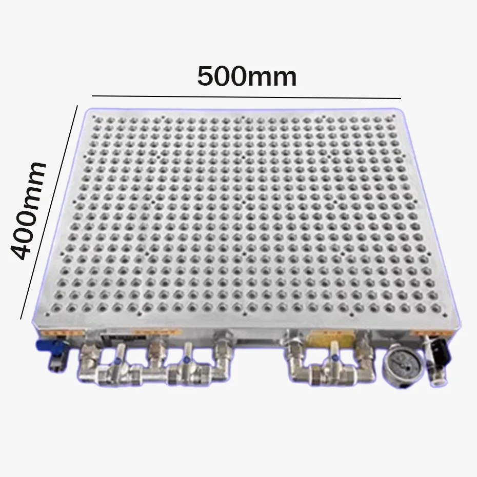 Mid porous vacuum suction cup CNC industrial non sealing strip machining center powerful three in one suction fixture