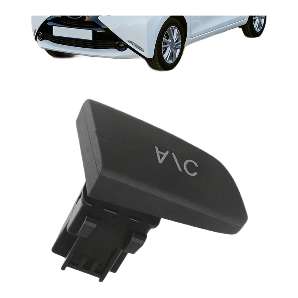 NO OEM Number 6554.KX Practical And Reliable Material Quick Use Functionality A C Button Cap Replacement Black