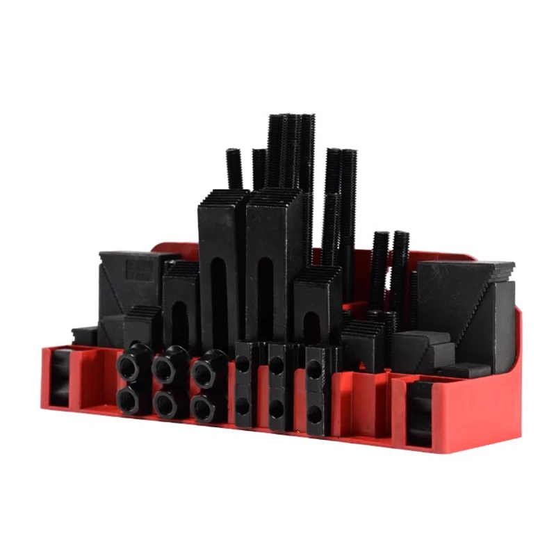 Imagem -02 - Fresadora Placa de Pressão Universal Clamp Combinação Platen Mold Peças Ferro Código do Grupo M10 M12 58 Pcs por Conjunto