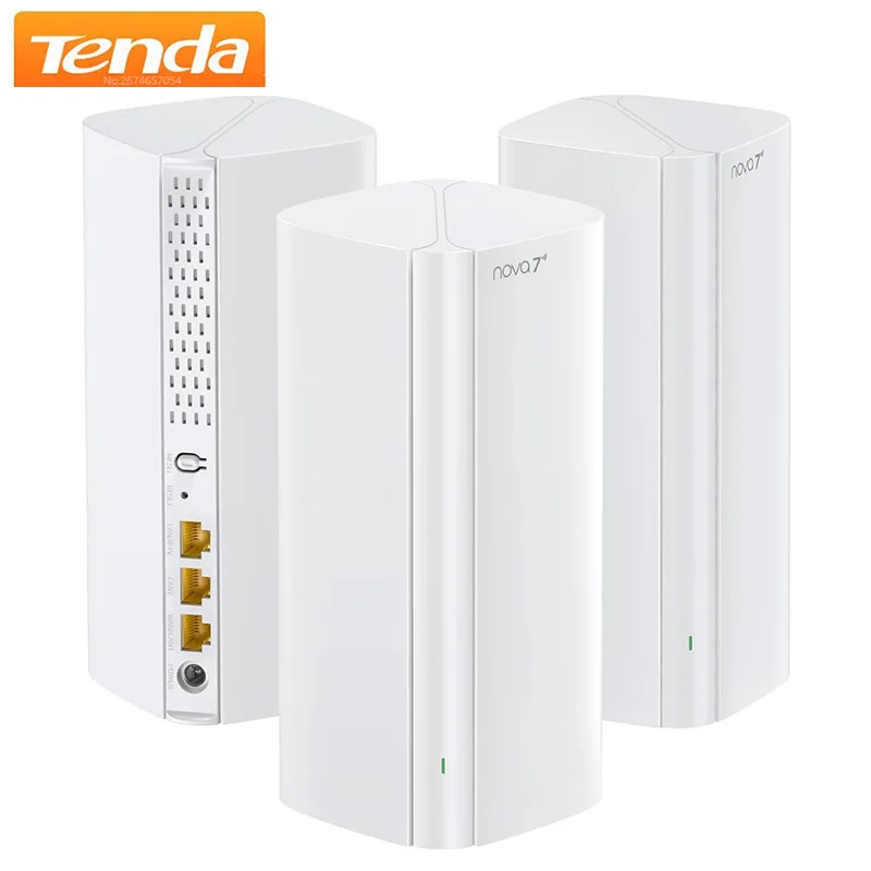 

Система Mesh Wi-Fi Tenda BE3600 с поддержкой Wi-Fi 7, покрытие всего дома (6600 кв. футов) для домов с 4-7 спальнями, гигабитные порты, EasyMesh, подключение до 160 устройств.