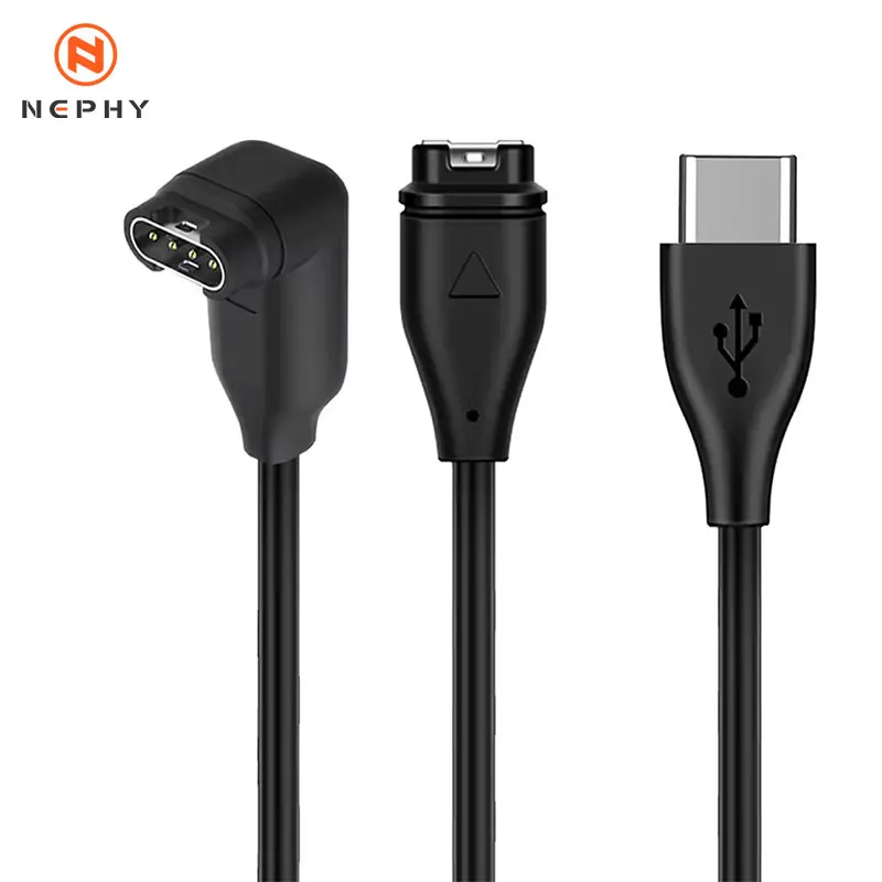 شاحن من النوع C لـ Garmin Venu 3 3S 2 2S /Venu 2 Plus/Venu Sq/Approach S70 S40 S60/ غريزة 2X USB-C كابل شحن سلك البيانات #1