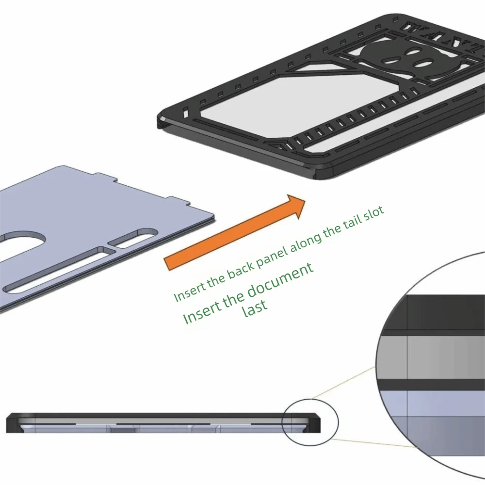 Pressure Resistance ID Card Protection Case Sturdy Anti-folding ID Card Holder Durable Card Protective Sleeve Student