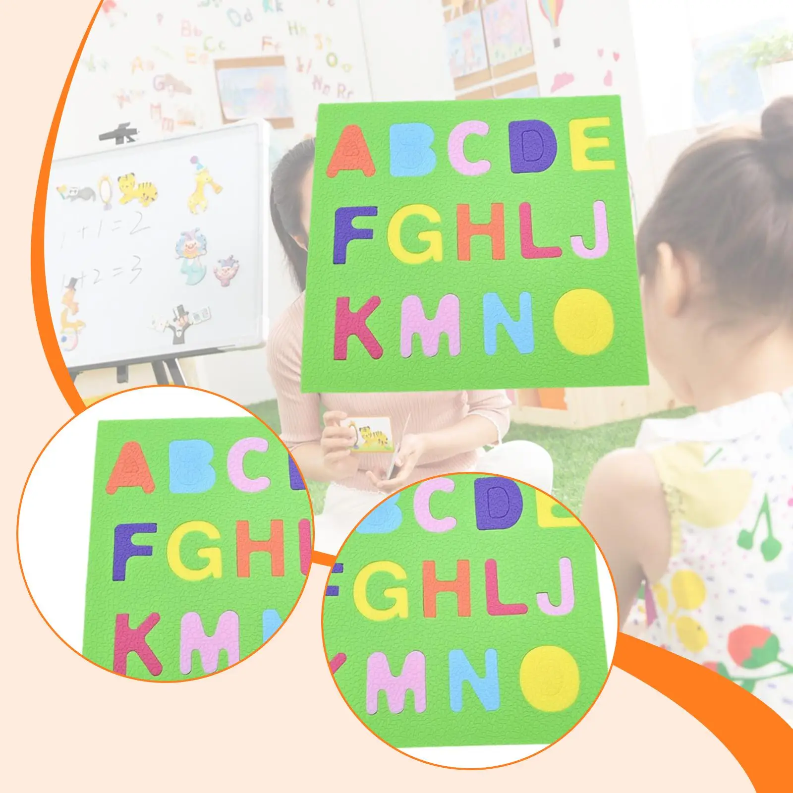 แผ่นโฟม EVA รูปทรงต่างๆ ต่อกันได้ หลากสีสัน ใช้เป็นกระเบื้องติดผนัง ของเล่นเสริมพัฒนาการสำหรับเด็กเล็ก เด็กอนุบาล ของขวัญสำหรับเด็กชายและเด็กหญิง