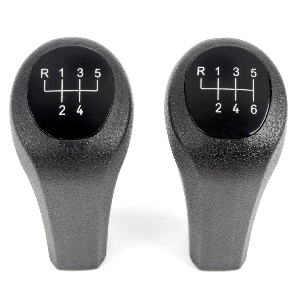 For BMW 1 3 5 6 Series E30 E32 E34 E36 E38 E39 E46 E53 E60 E63 E83 E84 E90 E91 Car 5 6 Speed Leather Gear Stick Shift Knob