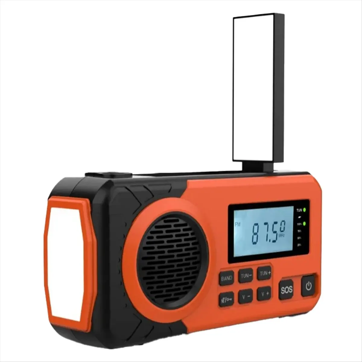 A26Z Solar Hand Crank Emergency Weather Radio,SW/AM/FM Portable Radio with 3 LED Flashlight 4000mAh Power Bank