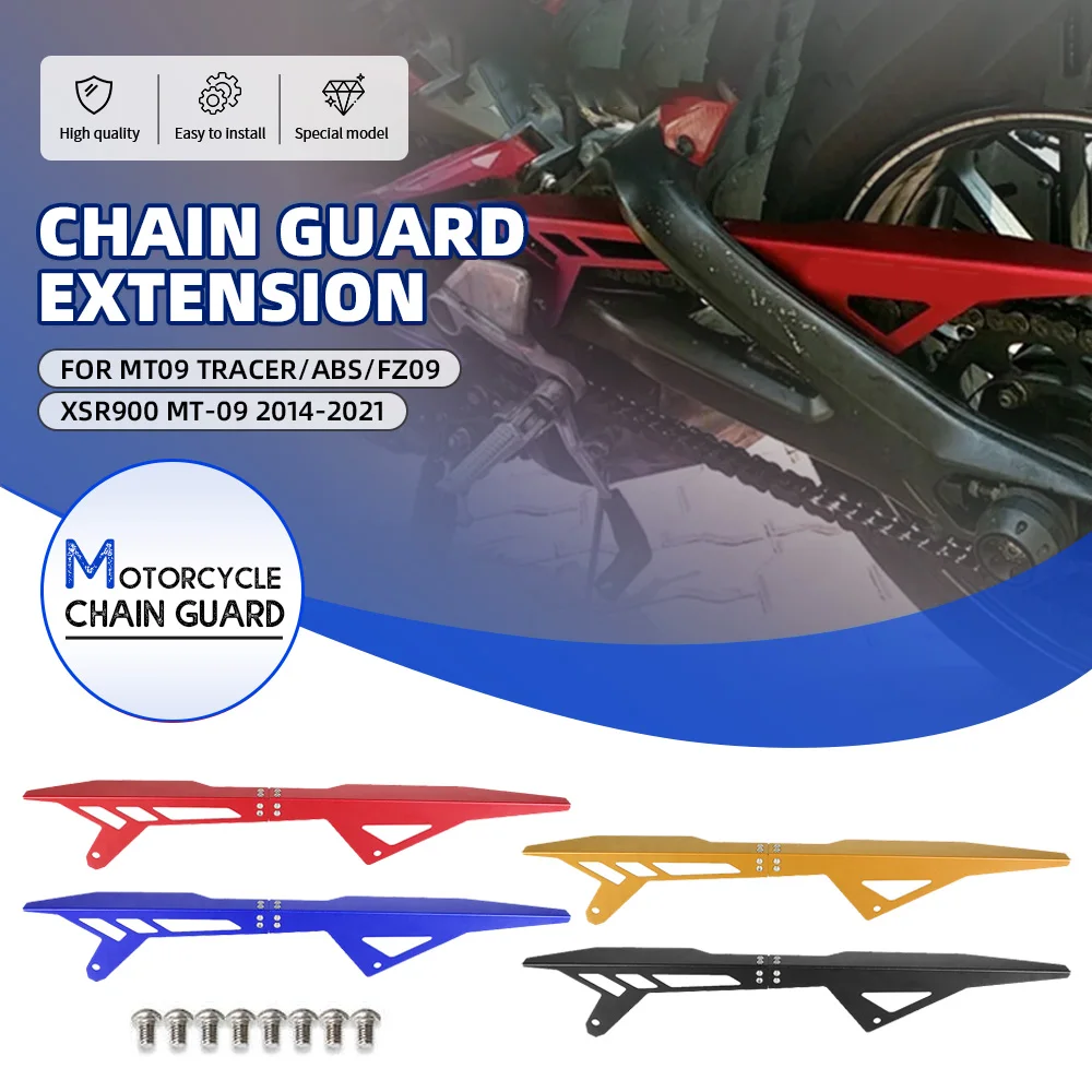 

For Yamaha MT09 Tracer/ABS/FZ09 XSR900 MT-09 2014-2021 Motorbike Chain Protector Guard Cover Motorcycle Accessories Chain Guard