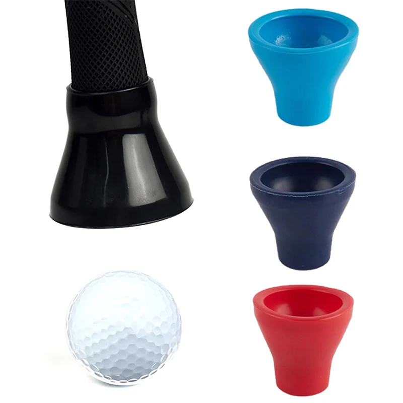 1pc Golf Ball Pick-up Suction Cup Synthetic Rubber Retriever Suction Cup For Putter Golf Training Aid