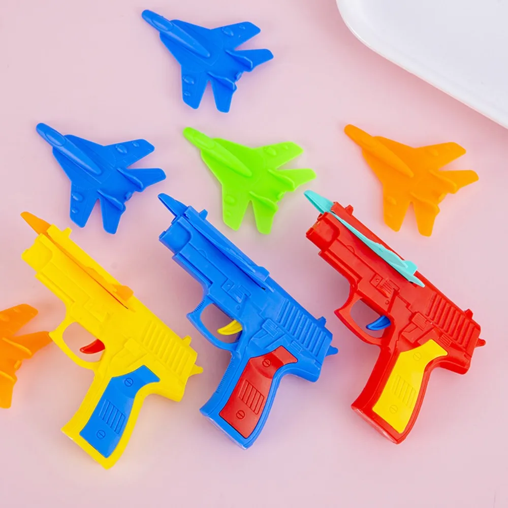 5/10 Pcs Fun Outdoor Kids Launching Plane Gun Perfect for Birthday Party Favors Carnival Christmas Party Favors Kids Trophies