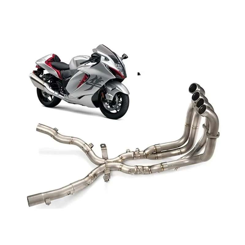 

Moto rcycle System Muffler Exhaust Escapes for Suzuki Hayabusa 2021- Moto rcycle Titanium Alloy Exhaust Pipe