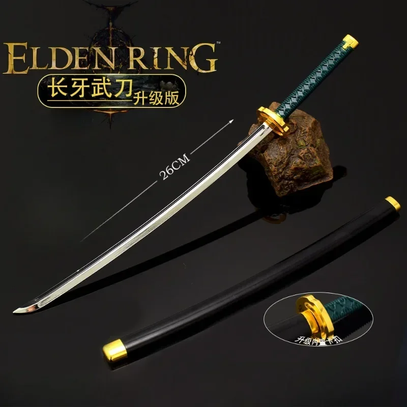 26 سنتيمتر Eldens لعبة الطرفية Nagato سيف ساموراي نسخة مطورة سلاح سبيكة نموذج جمع الحلي هدايا عيد لعبة الصبي