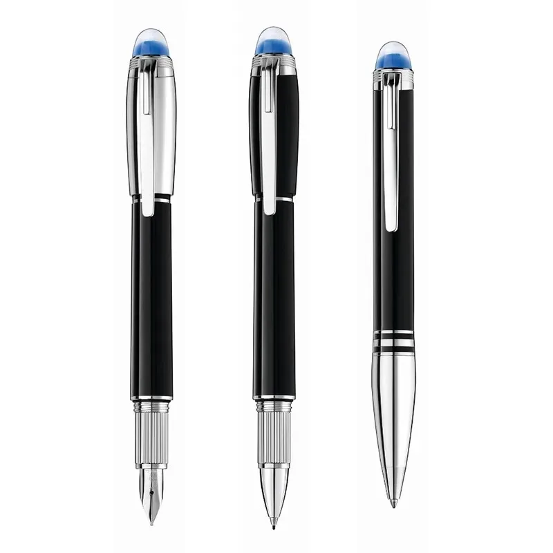 

Высокое качество MB Blue Planet Crystal шариковая ручка-роллер из металлической смолы, ручка для письма, коллекция канцелярских принадлежностей, школьные принадлежности