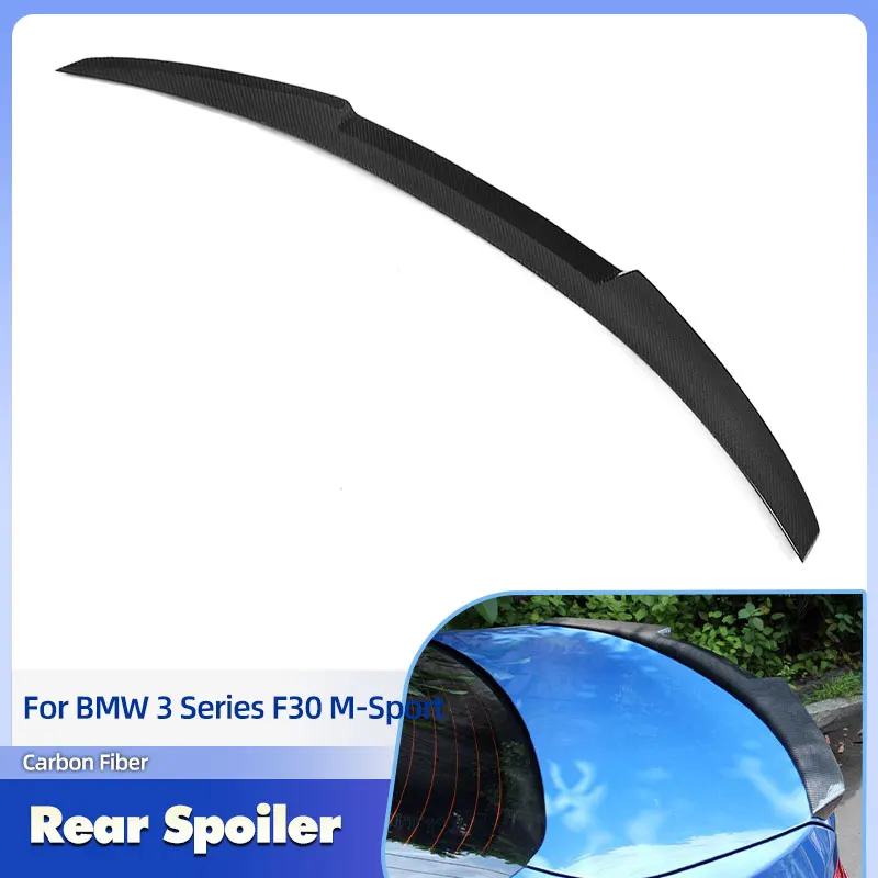 

Car Rear Trunk Spoiler Wings Full Carbon Fiber for BMW 3 Series F30 M-Sport Sedan 2012-2017 Racing Rear Spoiler Boot Wing Lip