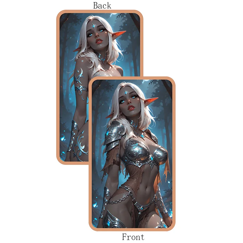 Fantasy Dark Elf Knight 999 Fine Copper Bar 1 oz Pure Copper Collection Bullion Fantasy Art Collection