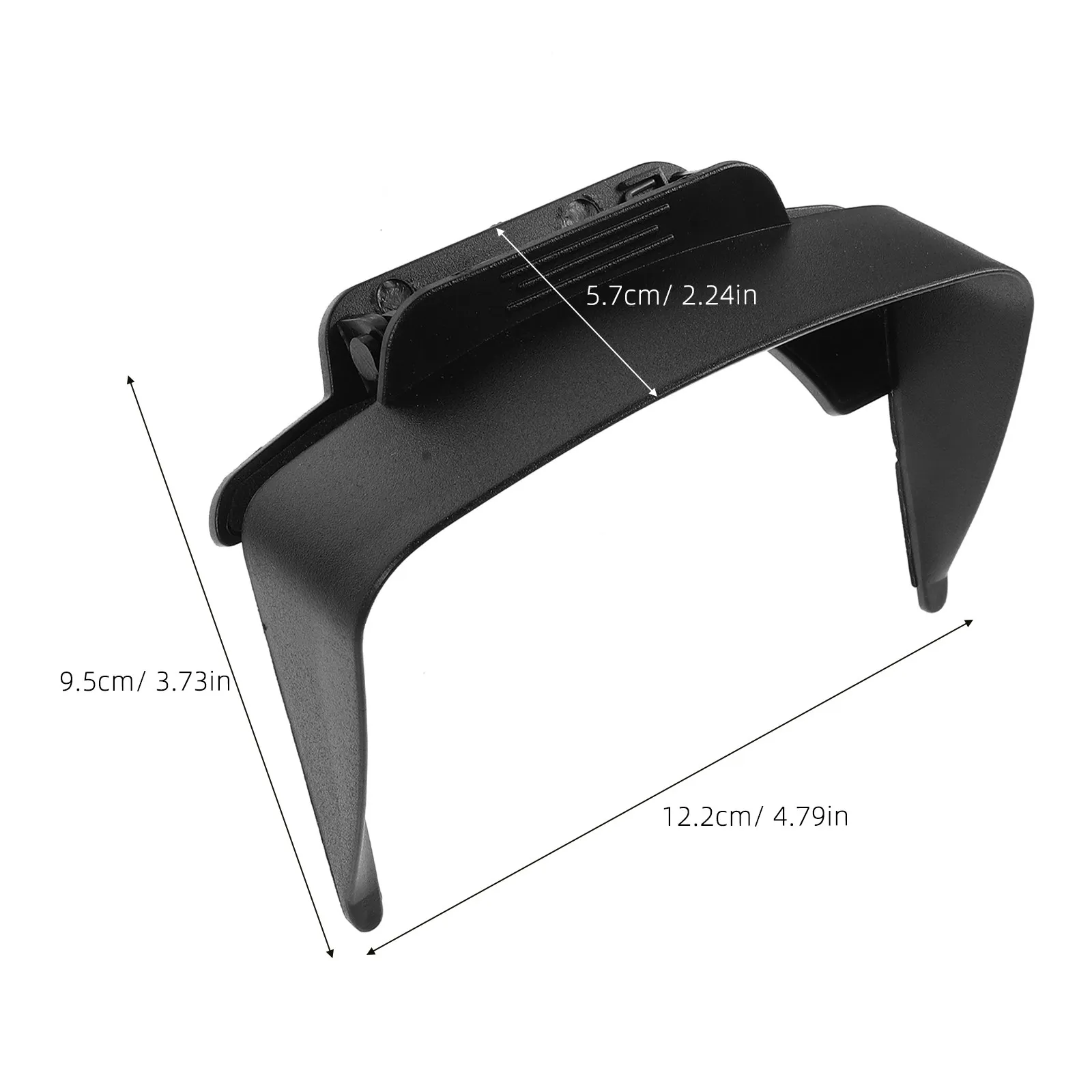 Car GPS Navigation Sun Shade Anti-Glare Visor Shield Safety Driving Screen Protector for 5 Inch Vehicle Navigator Dash Display