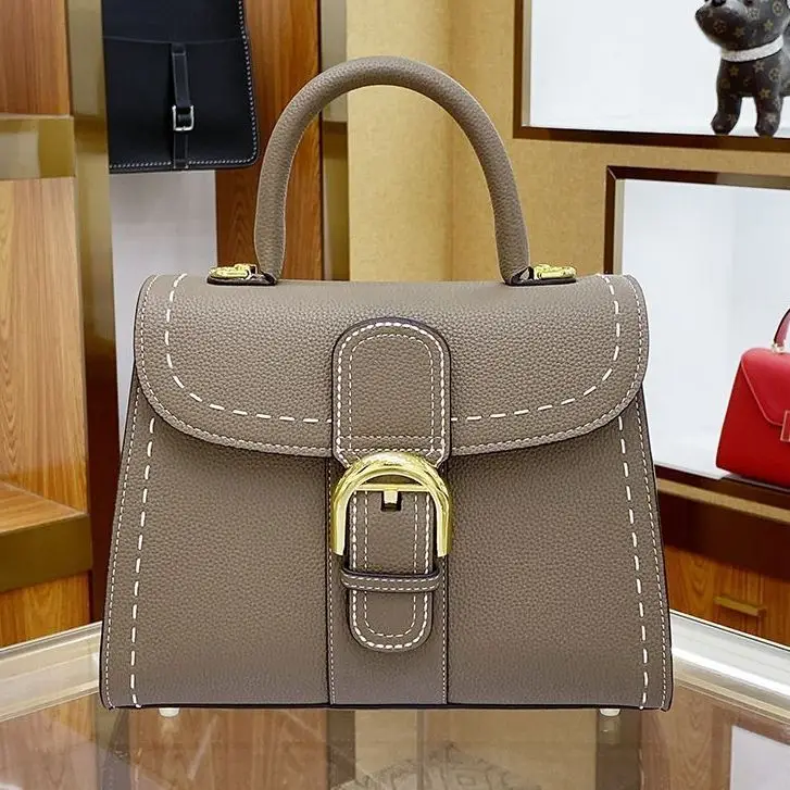 

2025 New Light Luxury Large Capacity Horseshoe Buckle Saddle Bag High-Quality Top-Handle Women's Bag