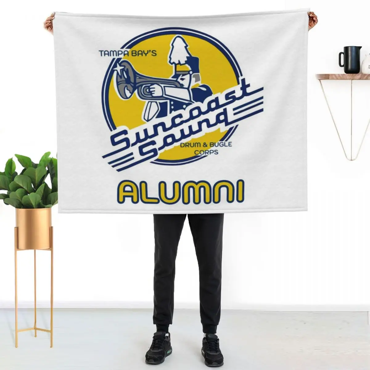 Suncoast Sound Alumni Throw Blanket Beautifuls Blankets For Baby Sofa blankets ands Loose Cute Plaid Blankets