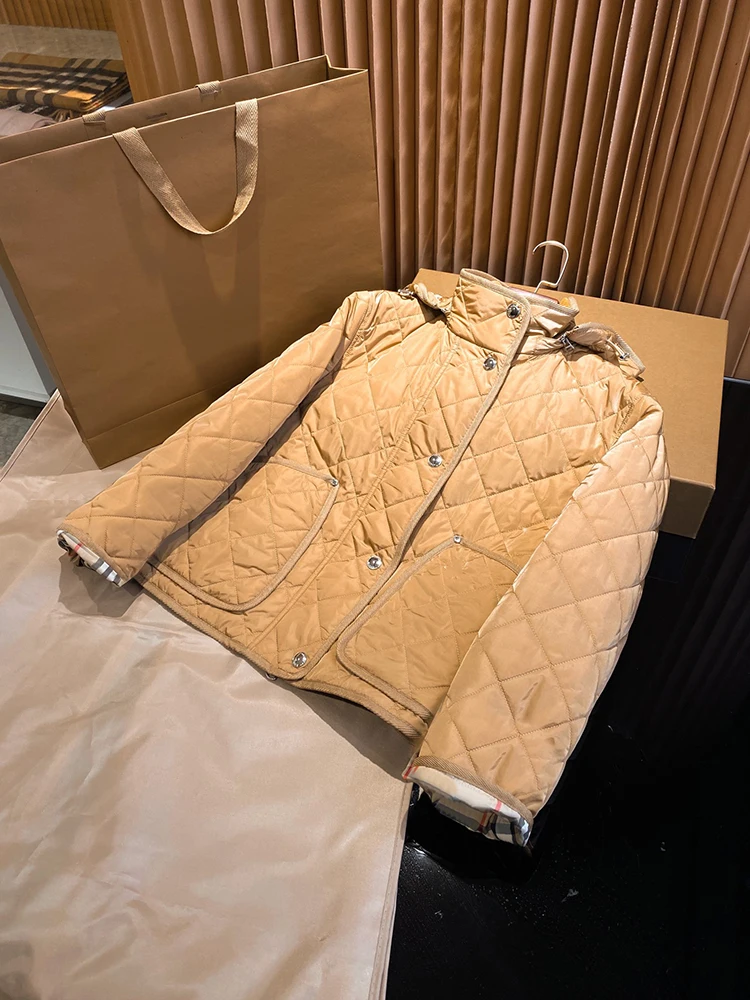 

Женское осенне-зимнее пальто Briti Sle Faionable: легкое, теплое, на молнии, из хлопка, класса люкс, новинка