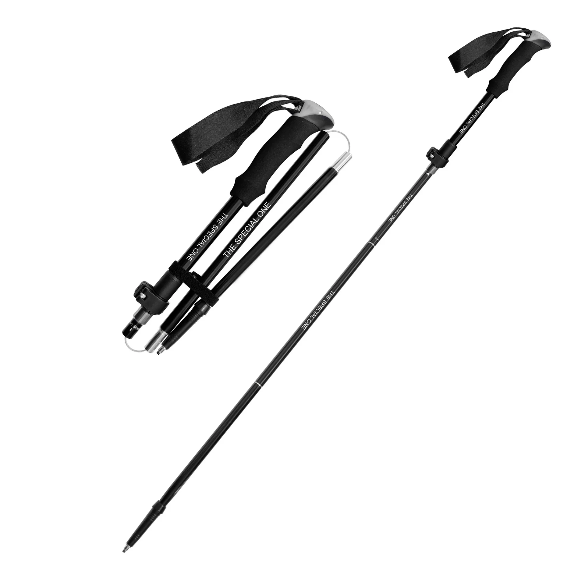 

N81 Hiking Stick Folding Aluminum Alloy Five-section Ultra-light Outdoor Ultra-short Off-road Hiking Cane