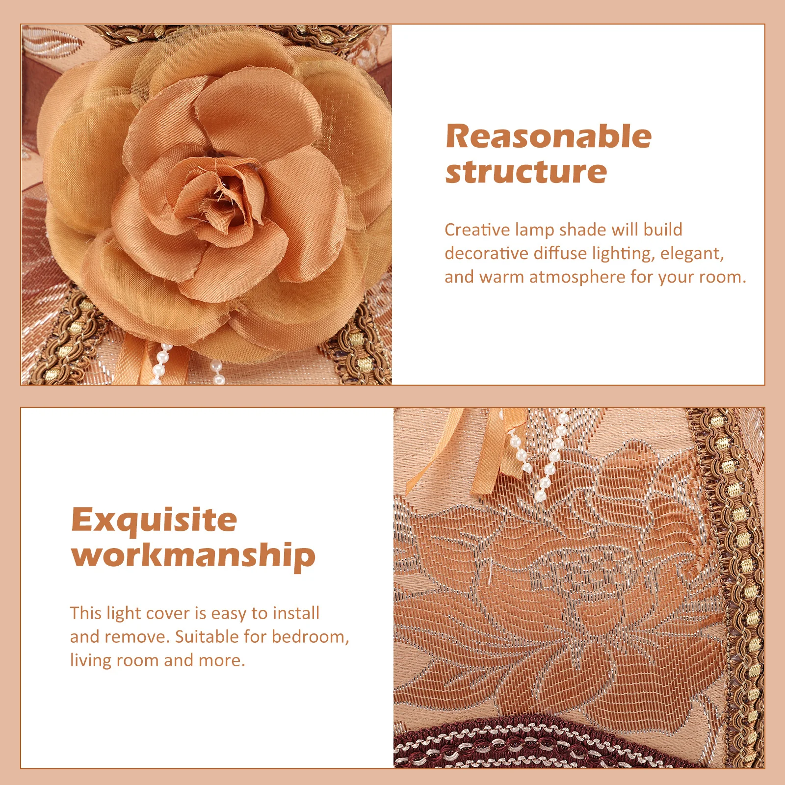 

Тканевый абажур в европейском стиле ретро с кисточками, чехол для настольной лампы, декоративный тканевый абажур, прикроватный светильник, диффузор, теплая окружающая среда