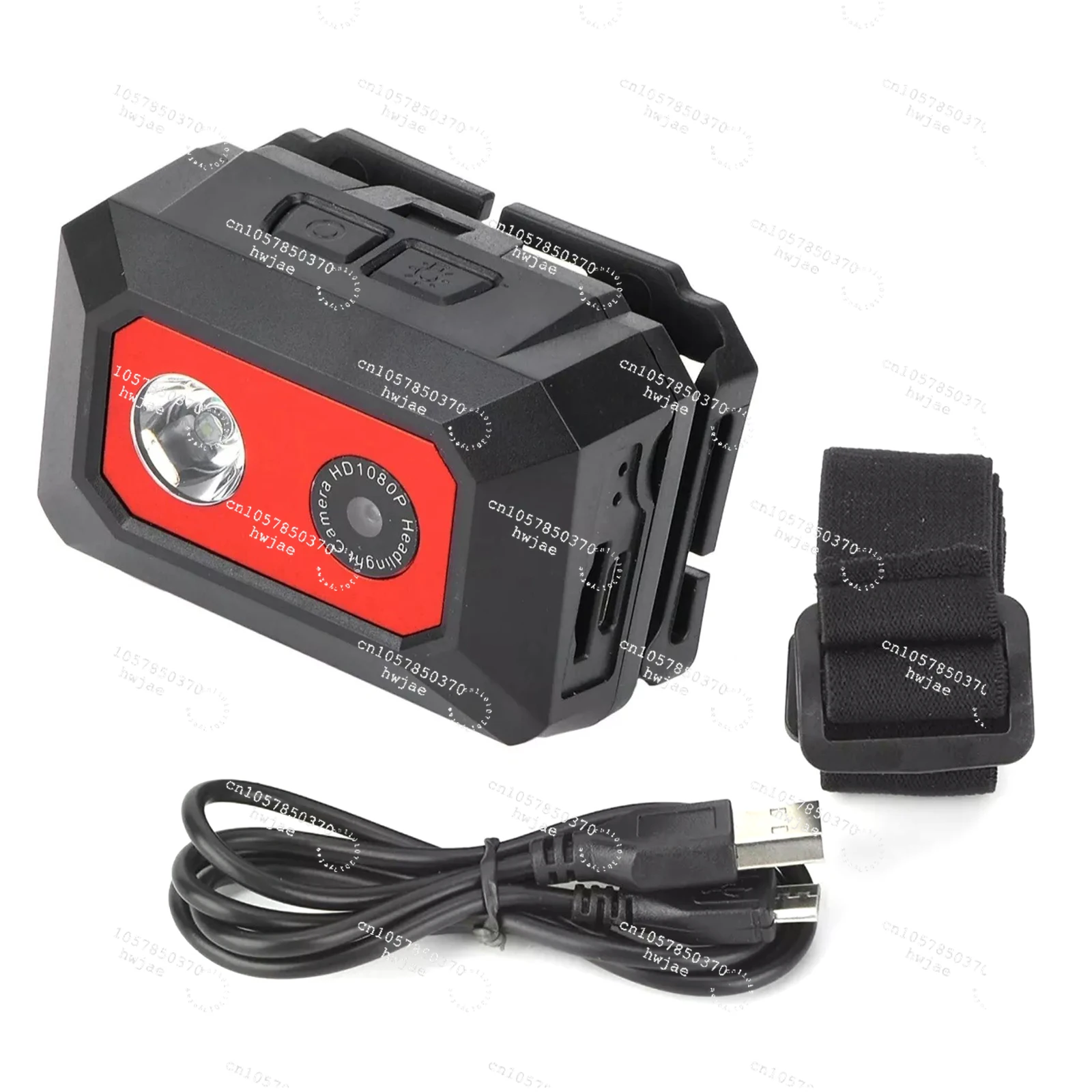 1 Set Head Strap Camera 1080P Night Vision Video Camera Camcorder SOS Head-Mounted Camera For Outdoor Sports Traveling Camcorder