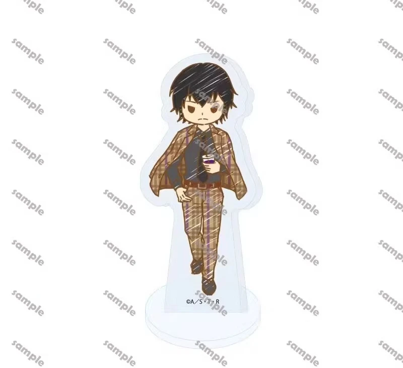 Game Squalo Hibari Kyouya Mukuro Tsuna Gokudera Belphegor Acrylic Stand Doll Anime Figure Model Cosplay Toy for Gift