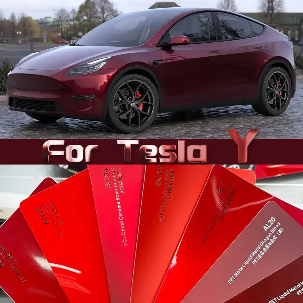 Pre-cut Protection Film for Tesla Model Y 2020 2021 2022 2023 PPF Paint Transparent Body Sticker Kit Accessories Anti-Scratch