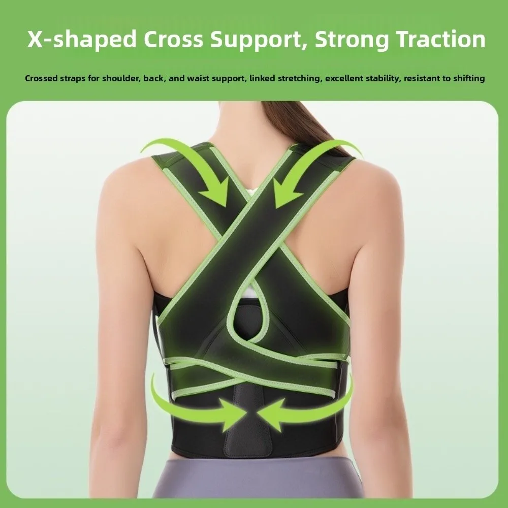 

Adjustable Back Support Brace Full Back Support Upper Back Brace Back Straightener Lower Back Brace Shoulder Straightener