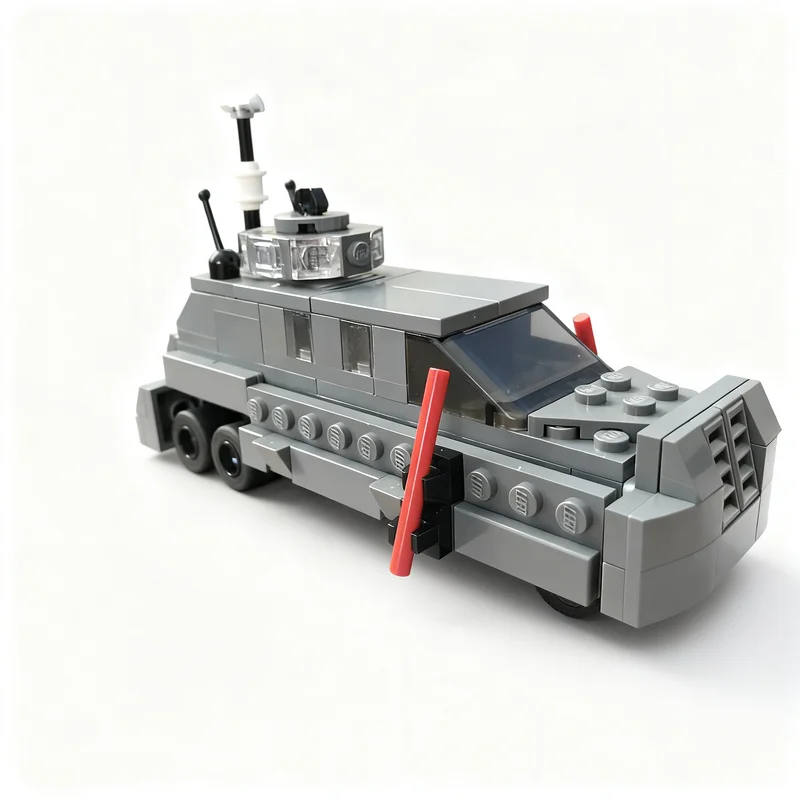 133pcs MOC TIV 2 Tornado Intercept Vehicle 2 Model Building Blocks Architecture Education Brick Birthday DIY Assemble Art Idea