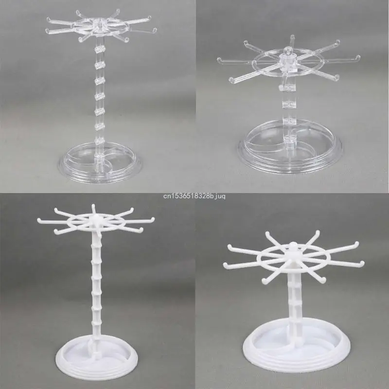 Jewelry Display Stand Spinning Necklace Storage Rack for Earrings Watch Showcase Dropship