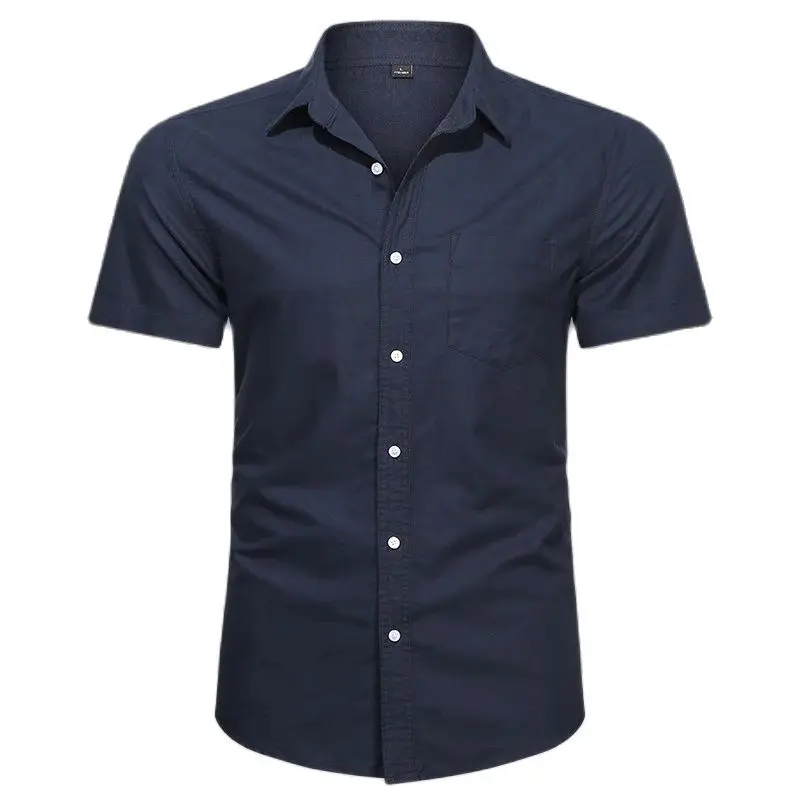 Plus Size  Men's Shirts Short Sleeve New Fashion Cotton Soft Comfortable Thin  Young Casual Social Shirt Clothing Long Sleeve