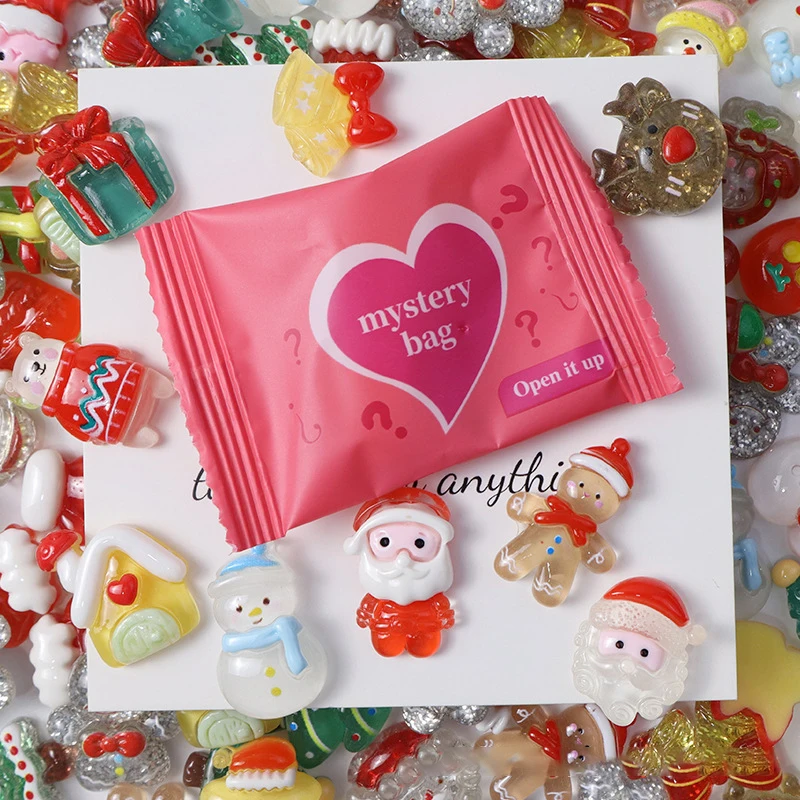 10pcs Surprise Blind Bags Luminous Animal Mushroom Figurines Miniature Mystery Bag For Potted Dollhouse Fairy Garden Decor