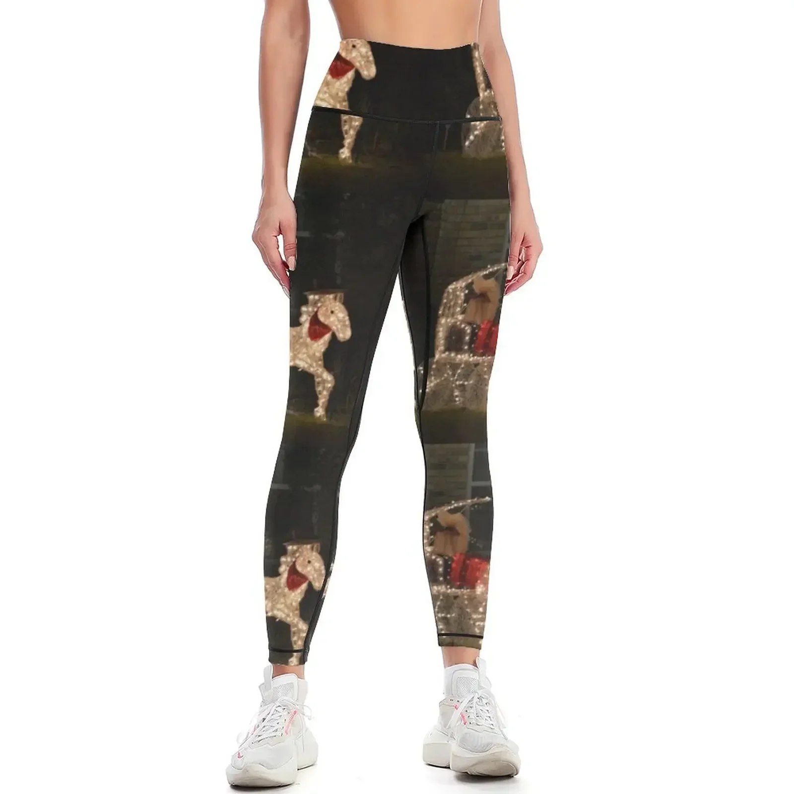 

Christmas Lights Leggings sports for push up legging push up Female legging pants harem pants Womens Leggings