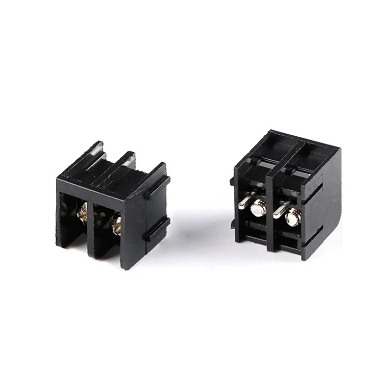 20PCS HB 611 6.35mm Pitch Fence style PCB Screw Terminal Block Connector 2P 3P 4 Pin Splicable Terminal Block Socket Connectors