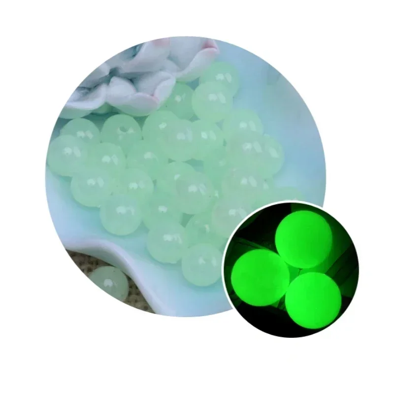 200/500pcs round color luminous beads, anti-collision beads, fishing accessories