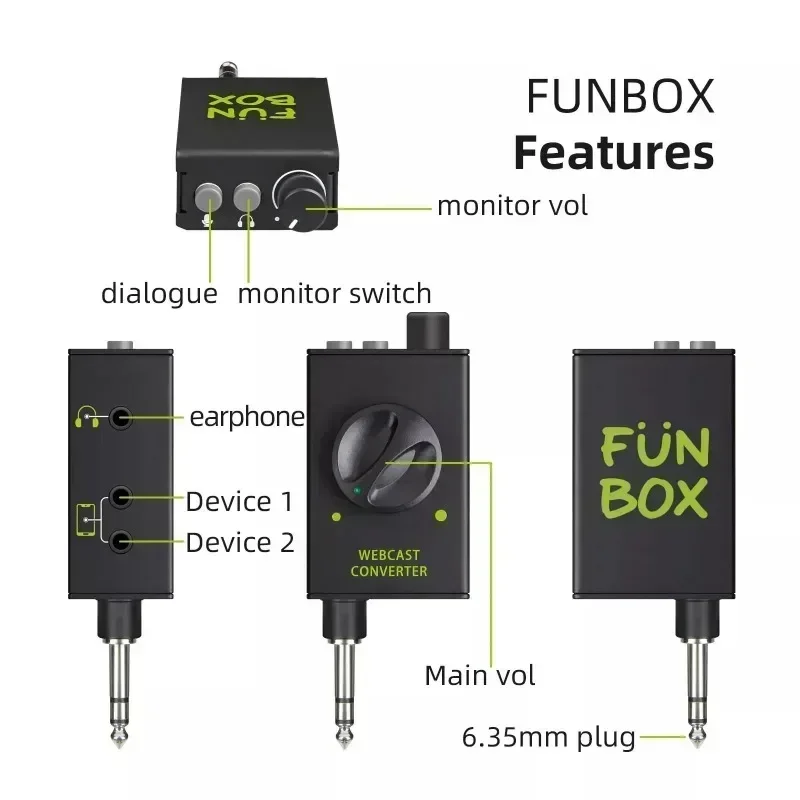 

Converter MatchBox Live Match box Sound Card Audio Converter For Stage performance Live Broadcast/Studio Recording/PK/Karaoke