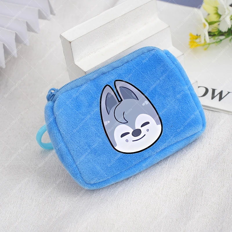 

Kids Cartoon Creative Coin Purse SKZ ooed Anime Plush Card Holder Children Cute Money Bag Girl Casual Accessories Wallet Gifts