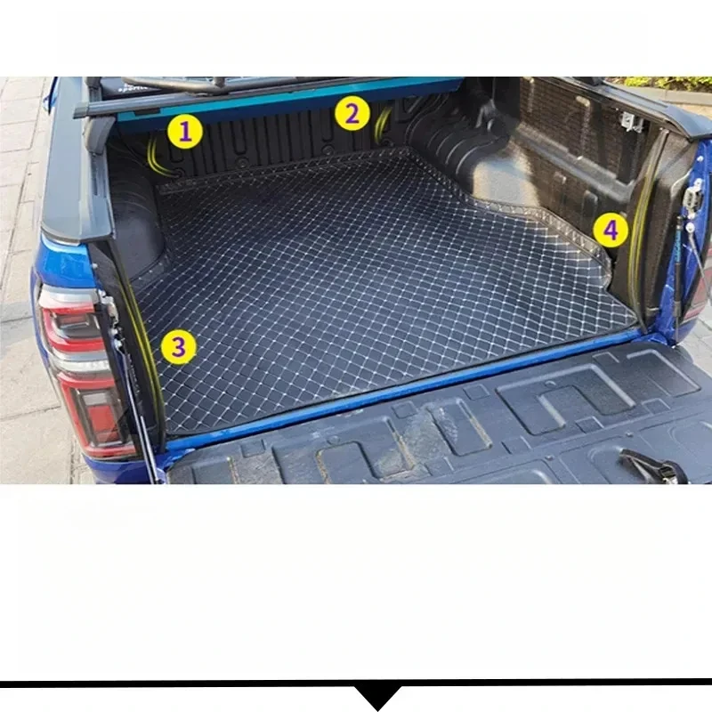 

Custom Retractable Truck Bed Cover Alloy Aluminum Tonneau Cover 5.7ft & 6.5ft Beds