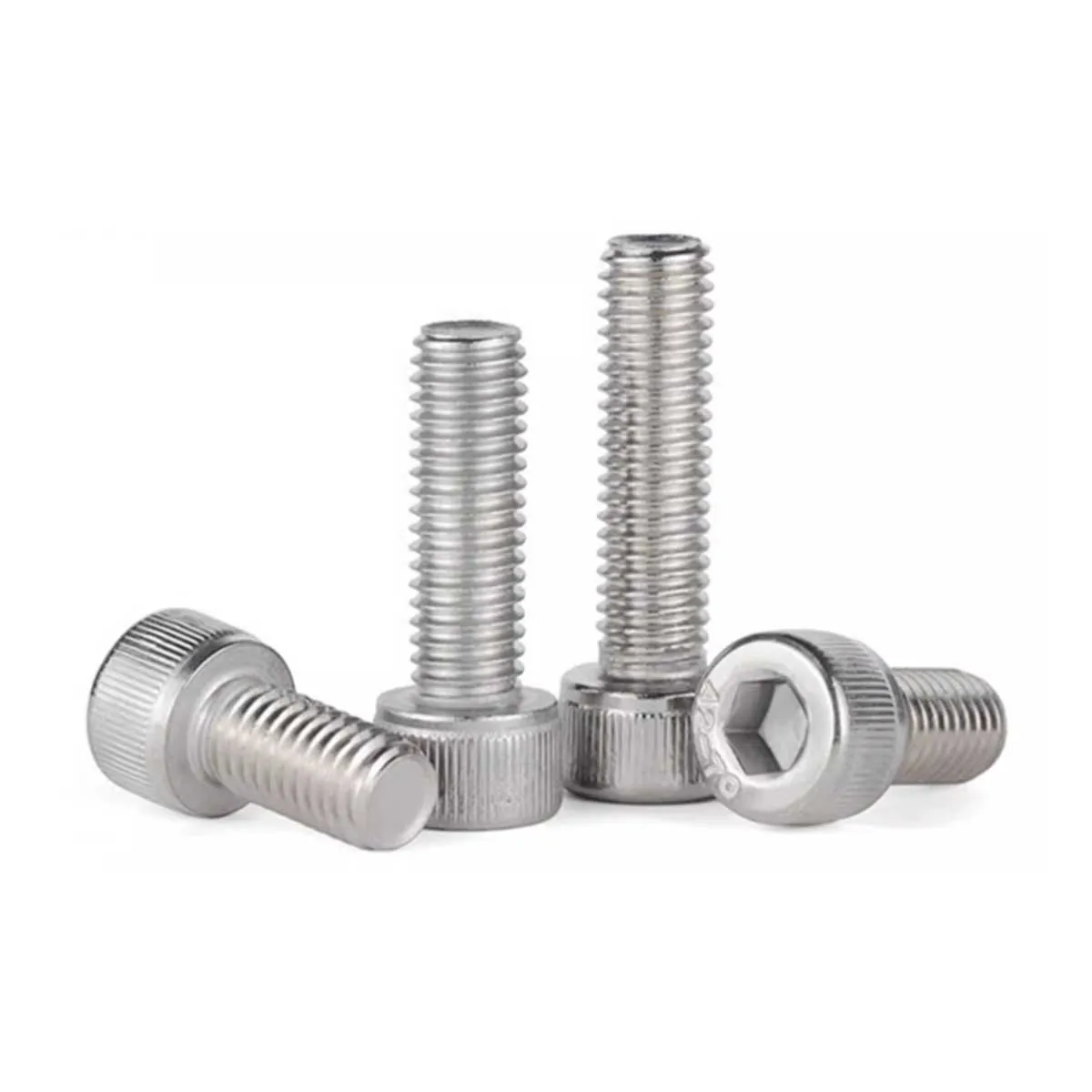 304 Stainless Steel Hexagon Socket Screw/DIN912 Extended Cylindrical Head Cup Head Bolt M3M4M5M6M8