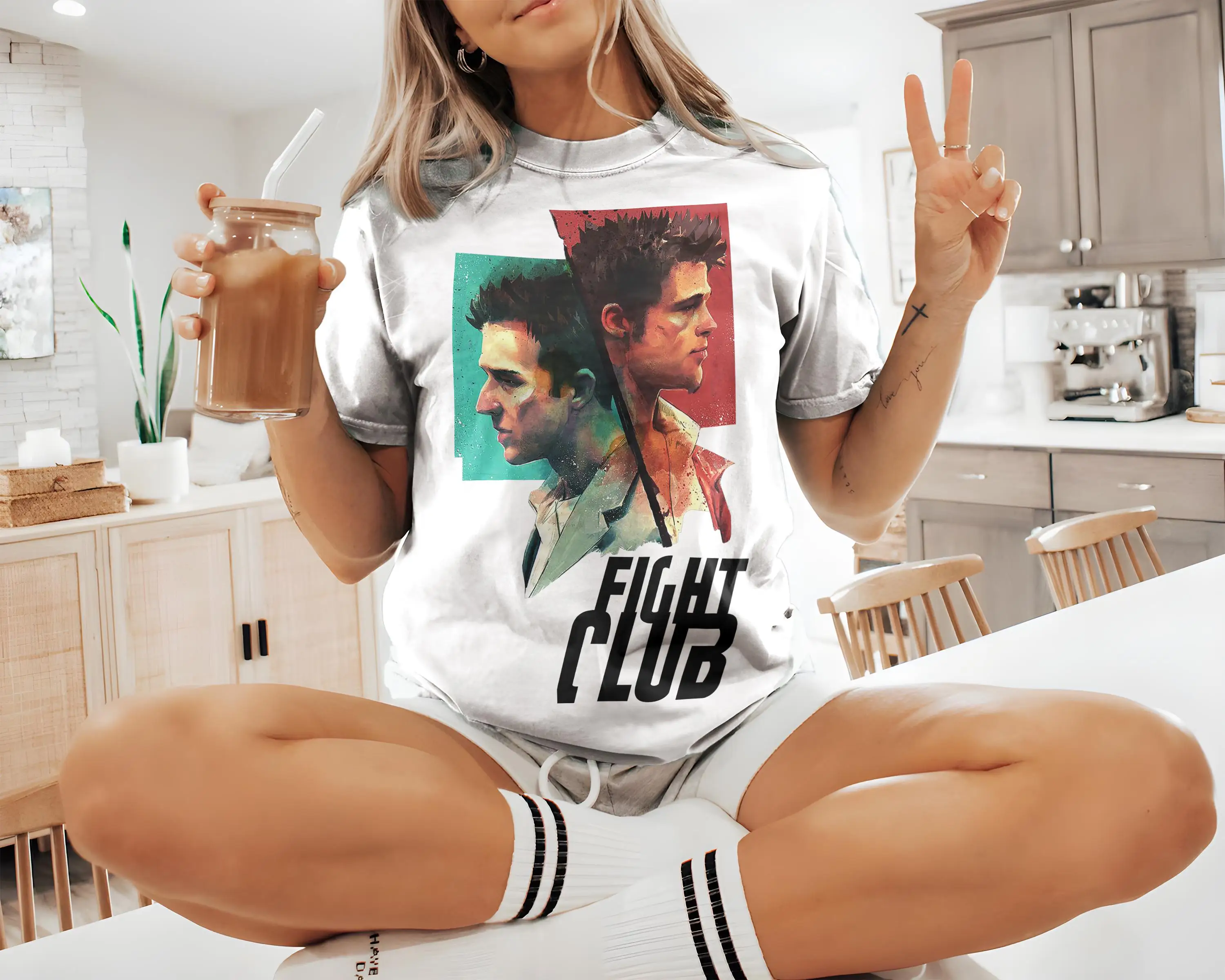 Fight Club V8 T Shi…